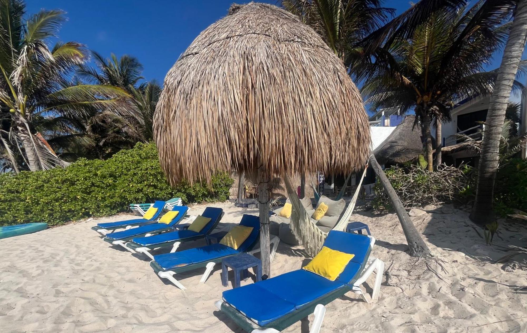 Beachfront Hammock Heaven Akumal Dış mekan fotoğraf